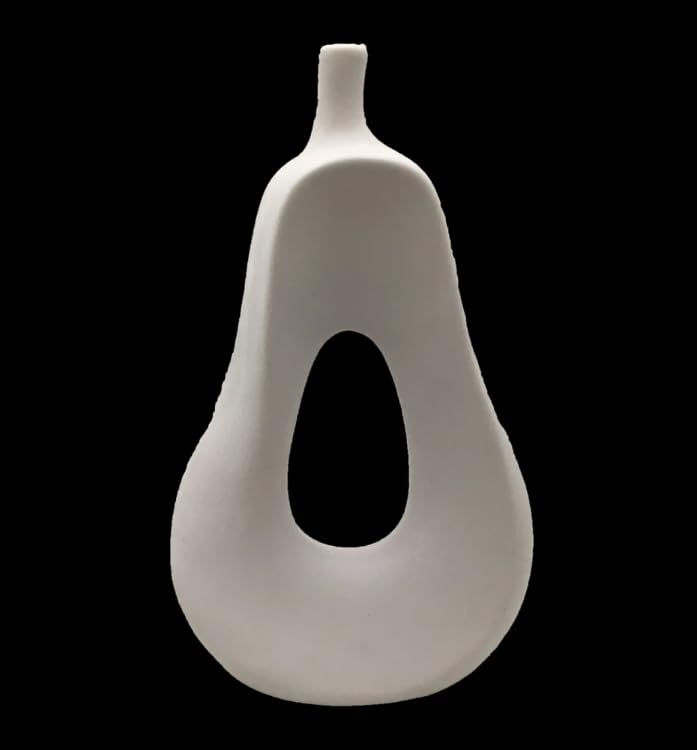 Modern Abstract Pear Statue, Pear Decor Statue, Minimalist Pear Statue, Abstract Fruit Statue, Abstract Pear Shape for Decor, Pear Sculpture
