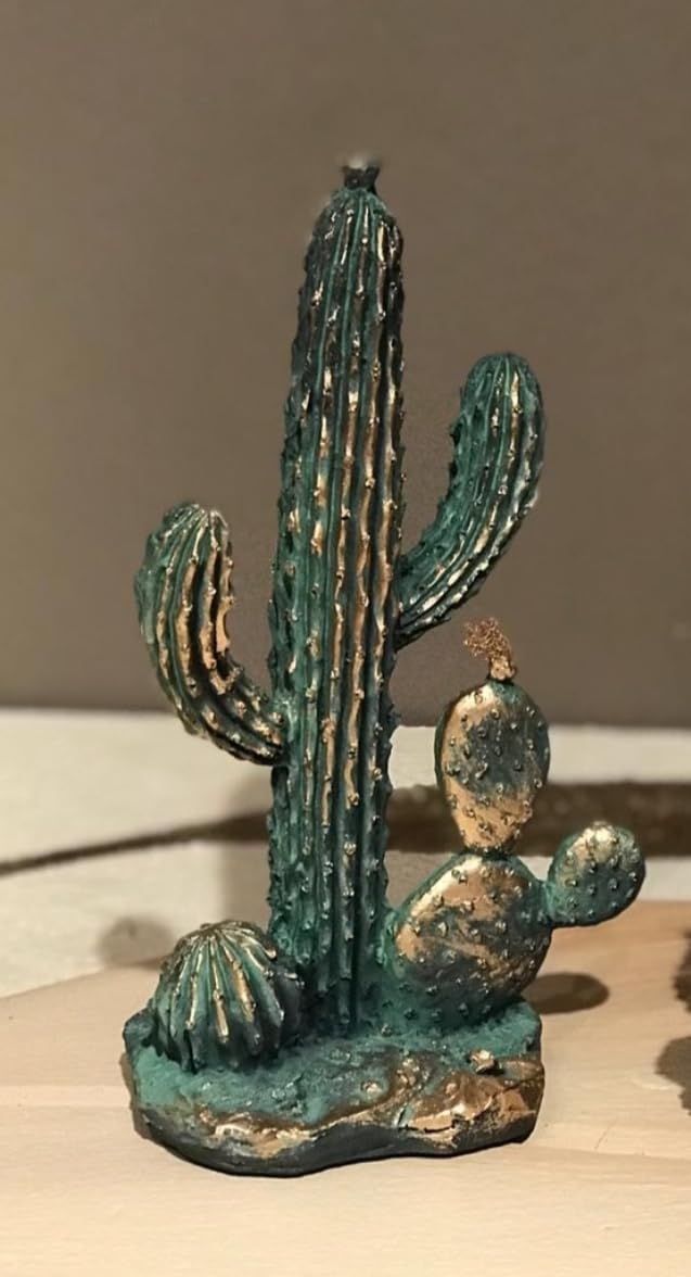 Decorative Cactus Statue, Polyester Cactus Decor, Cactus Statue, Cactus Home Decor, Artificial Cactus Art, Cactus Table Decor, Cactus Decor