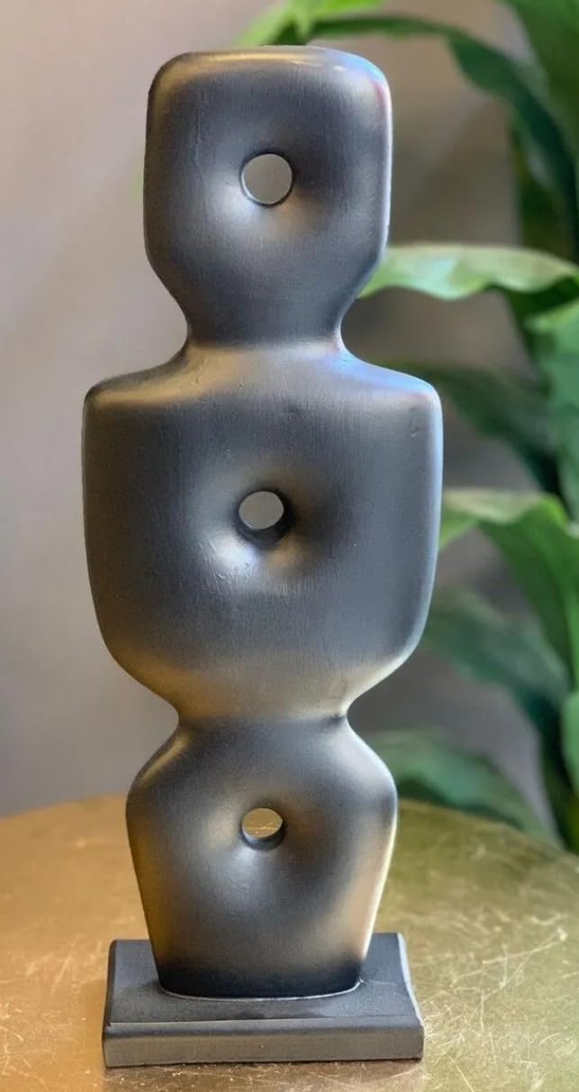 Minimalist Abstract Sculpture, 3 Hole Figurine, Geometric Figure Statue, Abstract Home Decor, Abstract Decor, Abstract Statue, Abstract Sculpture, Abstract Objects