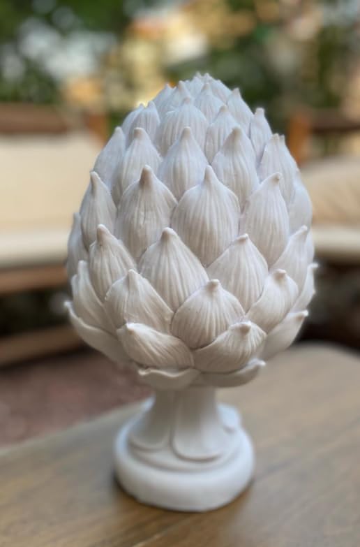 Decorative Artichoke Sculpture, Elegant Artichoke Decor, Polyester Artichoke Sculpture, Artichoke Statue, Polyester Artichoke Statue