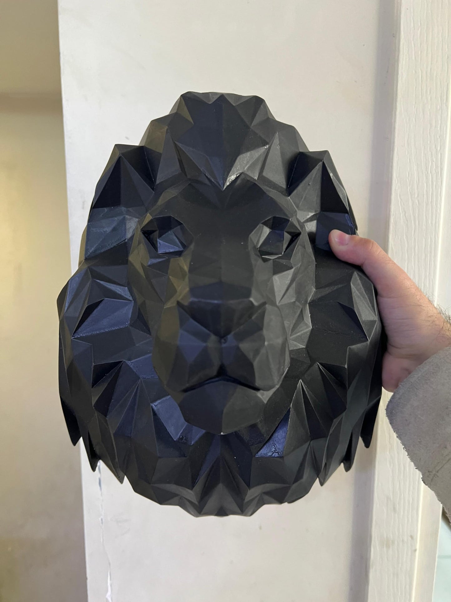 3D Lion Head Wall Sculpture, Geometric Lion Wall Art, Abstract Lion head Wall Decor, Lion Head Wall Decor, Lion Head Wall Sculpture, Lion Head Wall Statue, Lion Head Wall Decor