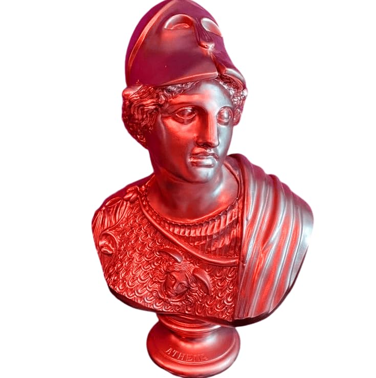 Große Athena Büste Skulptur, griechische Büste Statue, große Athena Statue, Athena Home Akzent, elegante Athena griechisches Dekor, griechische Büste Statue, Athena Statue, Athena Skulptur