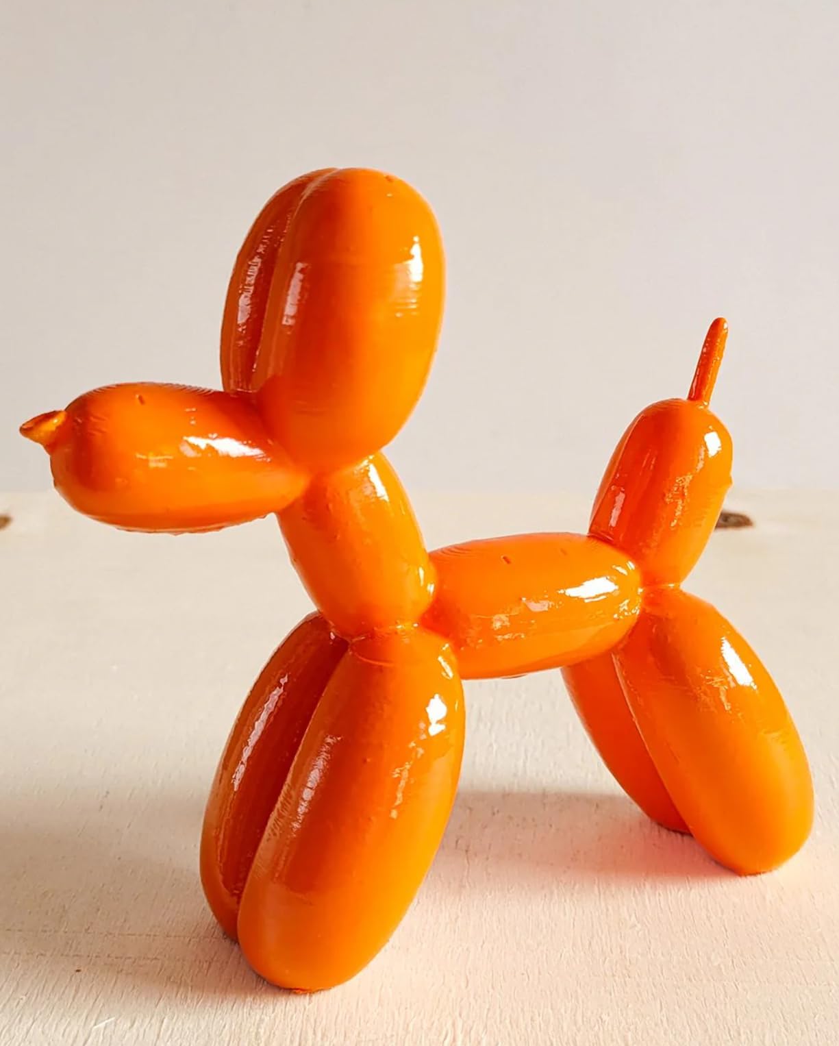 Balloon Dog Statue, Polyester Balloon Dog Figurine, Balloon Puppy Shelf Table Decor, Balloon Puppy Figurine, Balloon Animal Decor