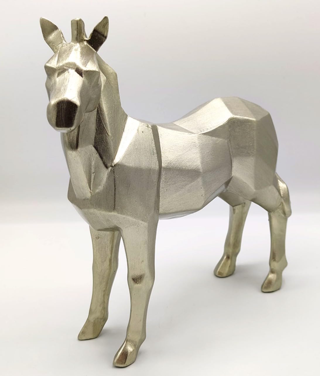 Zebra Statue, Geometric Zebra Sculpture, Cubic Zebra Statue, Abstract Zebra Sculpture, Zebra Figurine with Geometric Style, Zebra Sculpture