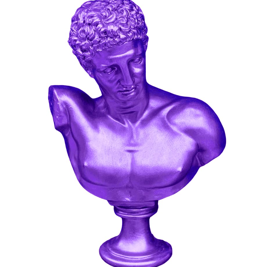 Greek Hermes Bust Statue, Classical Sculpture Bust, Neoclassical Home Decor, Hermes Bust Sculpture, Hermes Bust Figurine, Hermes Bust Decor, Hermes Statue, Hermes Sculpture