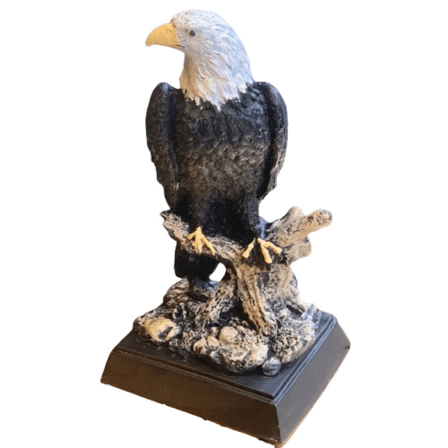 Majestic Bald Eagle Statue, Eagle Figurine Decor, Patriotic Eagle Sculpture, Wildlife Bird Decor, Eagle Figurine, Eagle Home Decor, Wildlife Bird Sculpture, Wildlife Bird Statue
