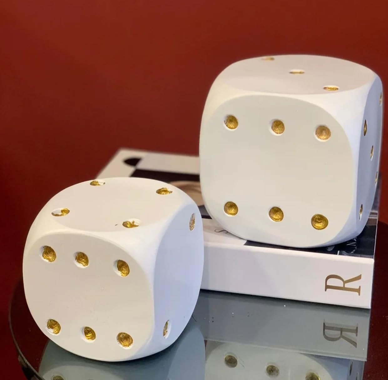 Decorative Dice Set, Unique Gaming Room Decor, Cool Car Decor, Polyester Dice Set, Dice Sculpture, Dice Decor, Dice Statue, Lucky Dice Decor, Lucky Dice Statue