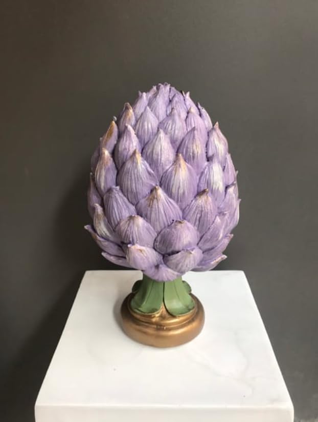 Decorative Artichoke Sculpture, Elegant Artichoke Decor, Polyester Artichoke Sculpture, Artichoke Statue, Polyester Artichoke Statue