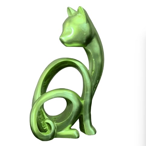 Abstract Cat Sculpture, Minimalist Cat Figurine, Geometric Cat Ornament, Cat Lover Gift, Home Accent, Geometric Cat Statue, Cat Sculpture, Cat Figurine
