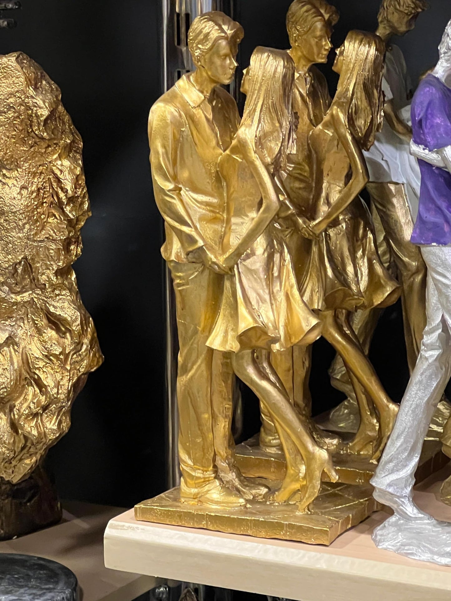 Dancing Couple Sculpture, Romantic Couple Figurine, Anniversary Gift Figurine, Handcrafted Love Couple Statue, Love Couple Sculpture, Love Couple Figurine, Love Couple Statue
