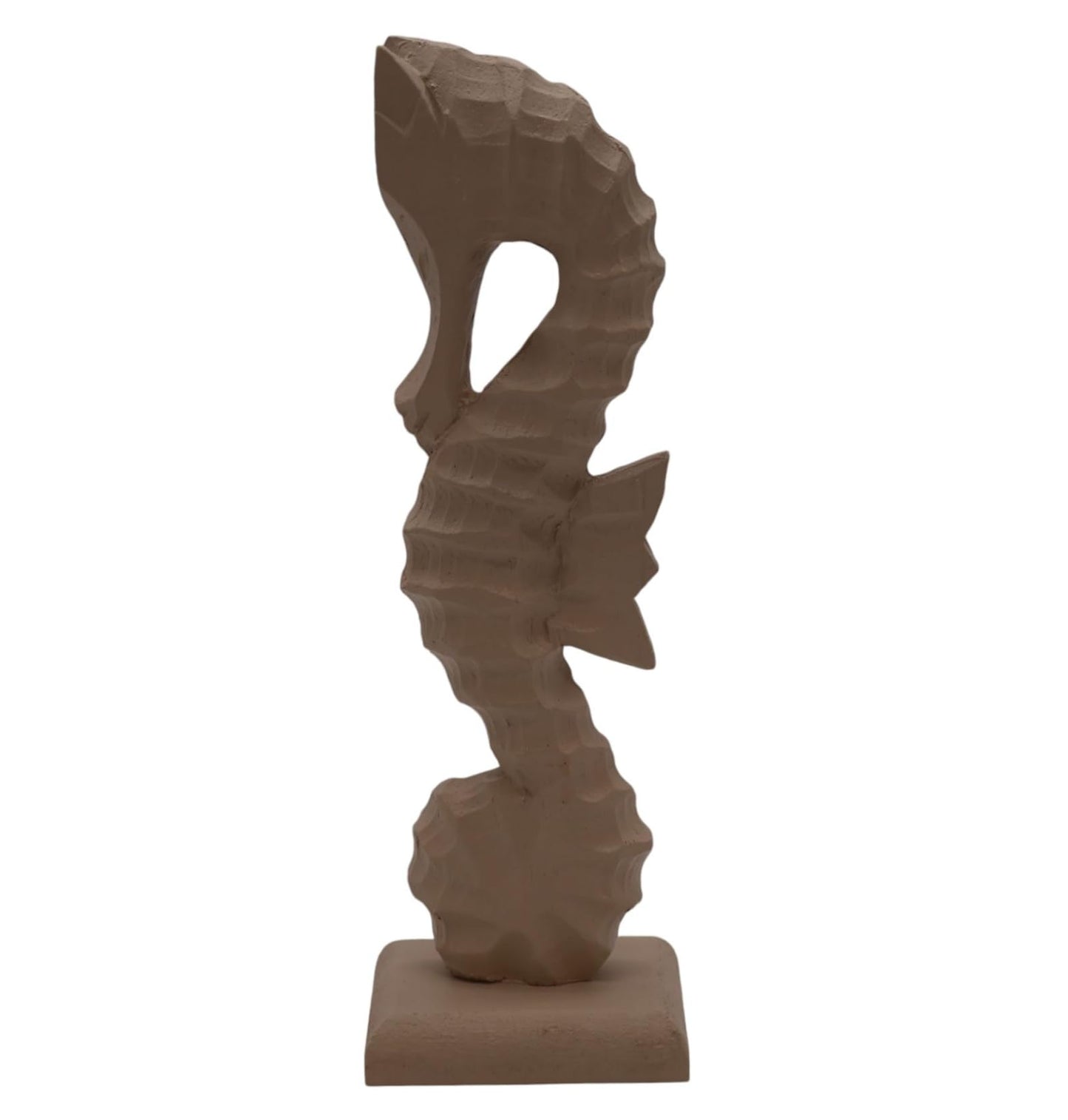 Handcrafted Seahorse Sculpture, Modern Sea Life Figurine, Seahorse Home Decor, Ocean Themed Decor, Seaside Room Decor, Handcrafted Sea Decor