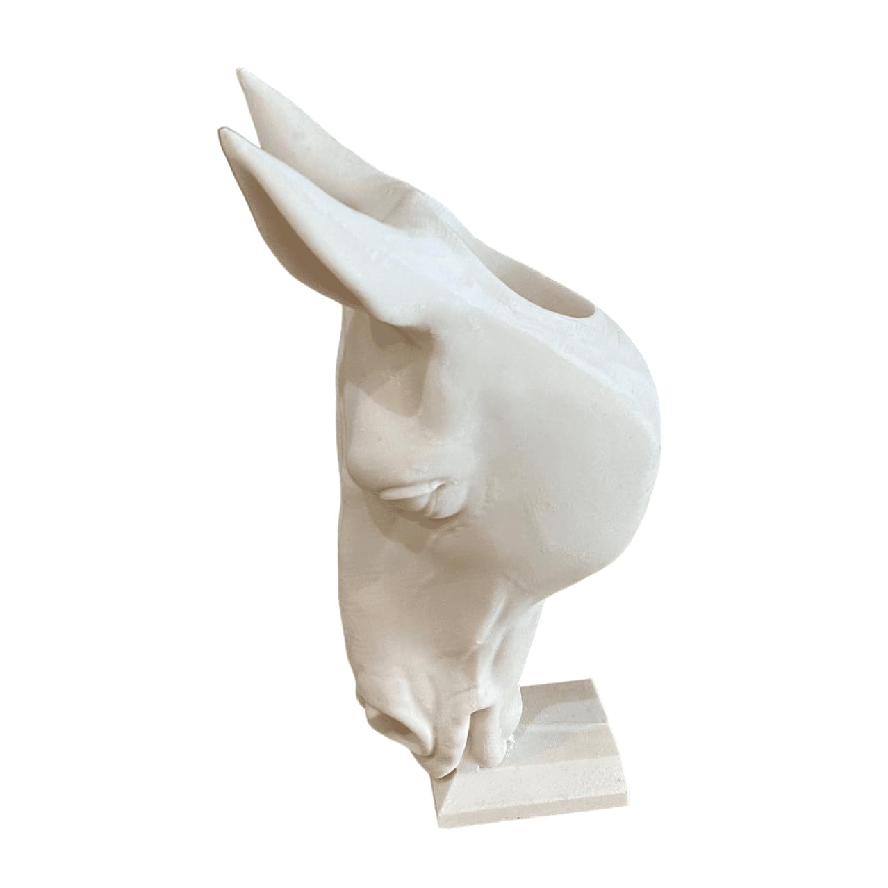 Horse Head Sculpture Vase, Unique Equestrian Planter, Horse Lover Gift, Horse Head Vase Decor, Horse Shaped Planter, Polyester Horse Vase