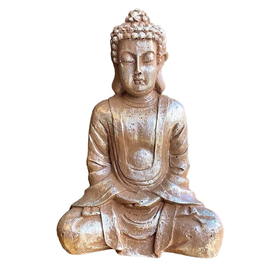 Meditating Buddha Statue, Polyester Buddha Figurine, Small Buddha Sculpture, Buddha Statue in Meditation Pose, Buddha Sculpture