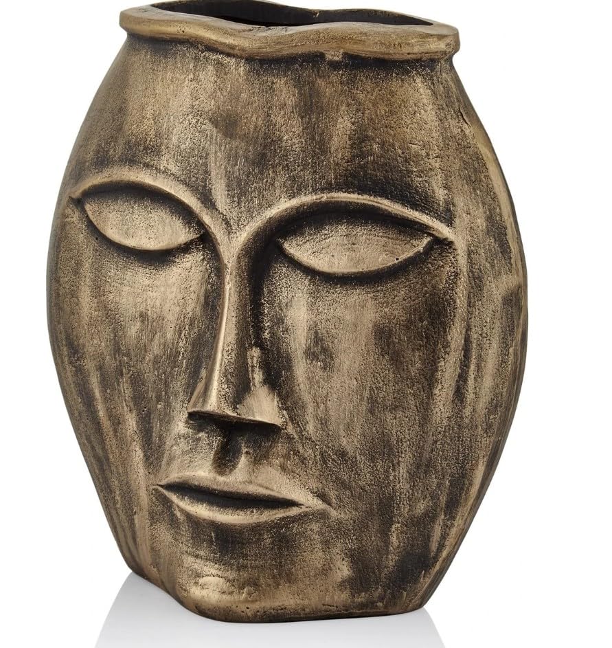 Abstract Face Vase, Modern Ceramic Planter, Minimalist Face Sculpture Pot, Unique Sculpture Vase, Artistic Face Decor, Aesthetic Indoor Pot, Ceramic Face Vase, Artistic Face Vase