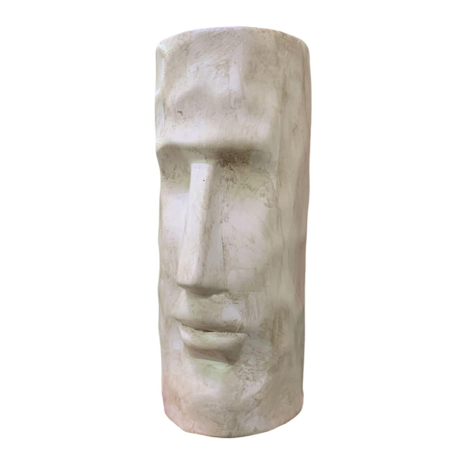 Moai Head Ceramic Vase, Face Ceramic Vase, Moai Head Vase, Face Shape Flowerpot, Polynesian Head Planter, Abstract Sculpture Vase, Face Vase, Moai Vase, Face Flowerpot Vase
