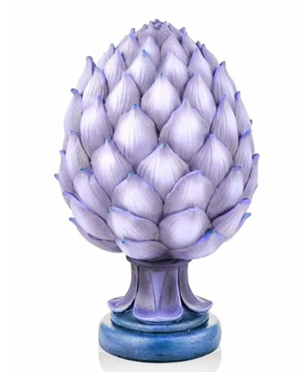 Decorative Artichoke Sculpture, Elegant Artichoke Decor, Polyester Artichoke Sculpture, Artichoke Statue, Polyester Artichoke Statue