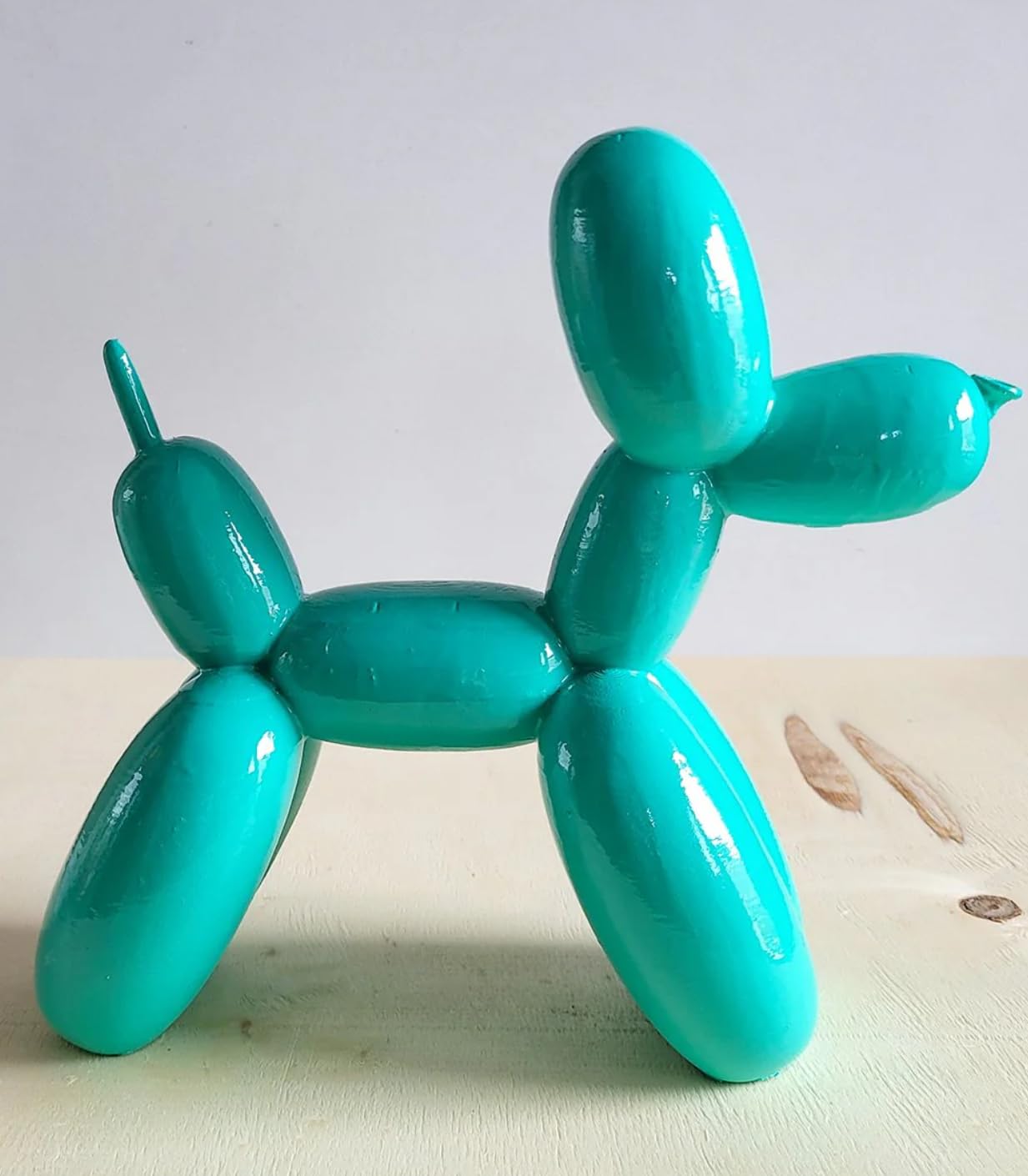 Balloon Dog Statue, Polyester Balloon Dog Figurine, Balloon Puppy Shelf Table Decor, Balloon Puppy Figurine, Balloon Animal Decor