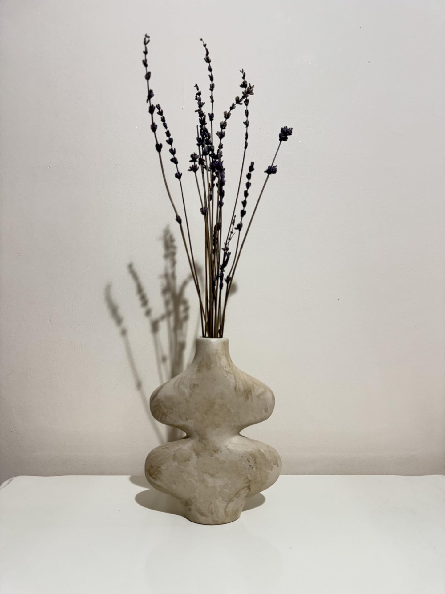Wavy Ceramic Vase, Abstract decorative vase, Curved Design Vase, Abstract Art Decor, Ceramic Vase for Blooms, Home Accents, Wavy Vase, Abstract Vase, Curved Vase