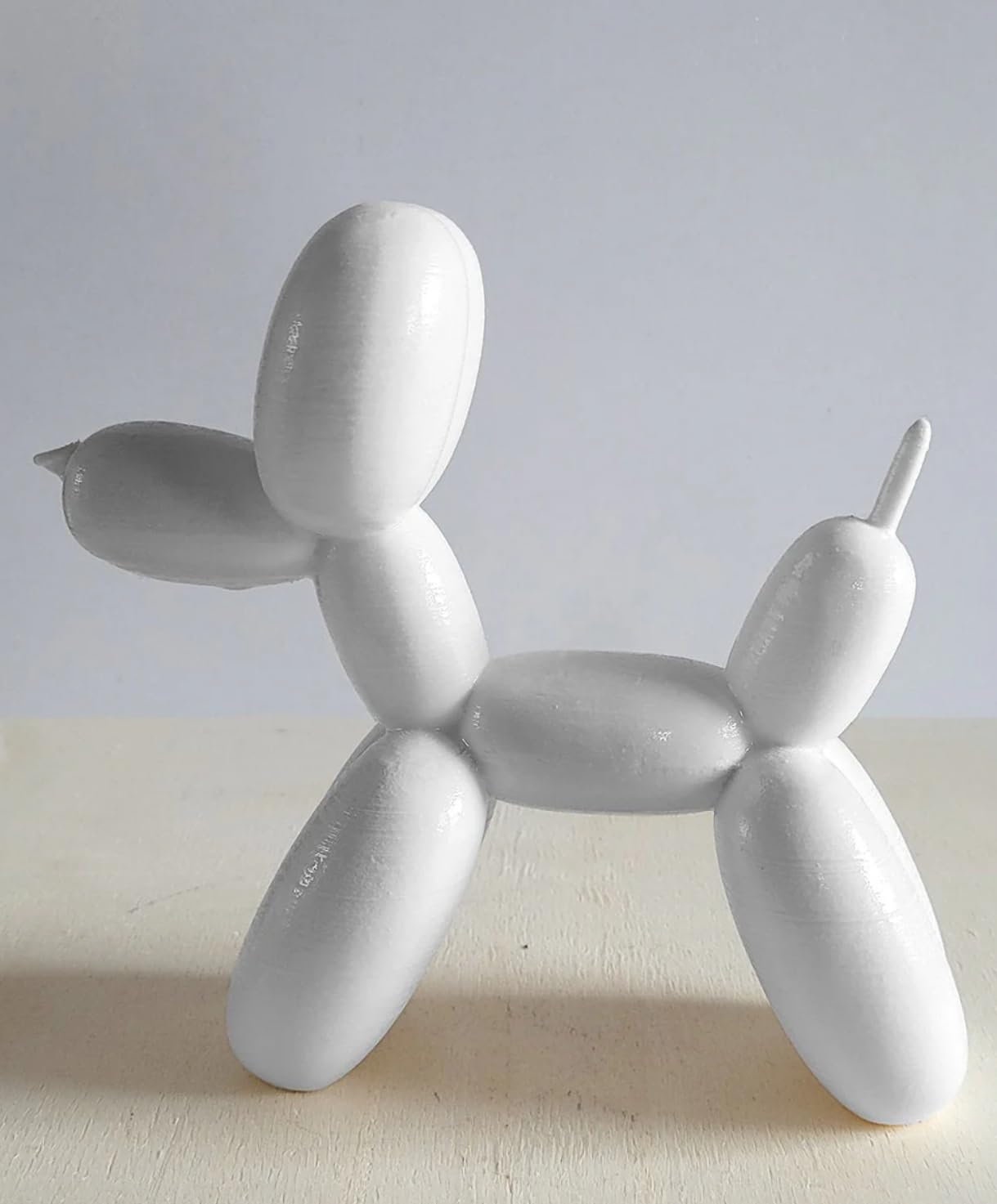 Balloon Dog Statue, Polyester Balloon Dog Figurine, Balloon Puppy Shelf Table Decor, Balloon Puppy Figurine, Balloon Animal Decor