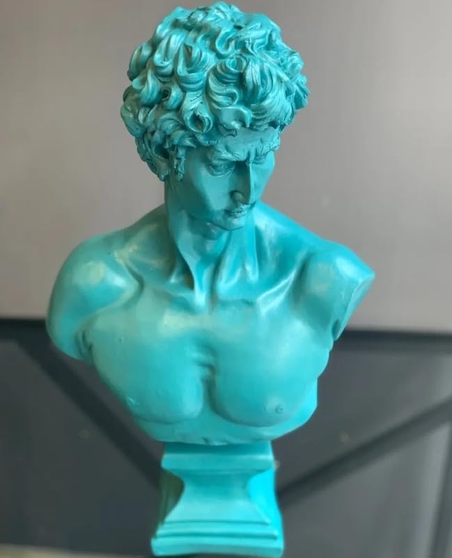 David Bust Decorative Sculpture, Greek Statue Decor, Abstract Classical Bust Statue, Modern Art Sculpture, David Bust, David Sculpture, David Bust Decor, David Decor, David Statue