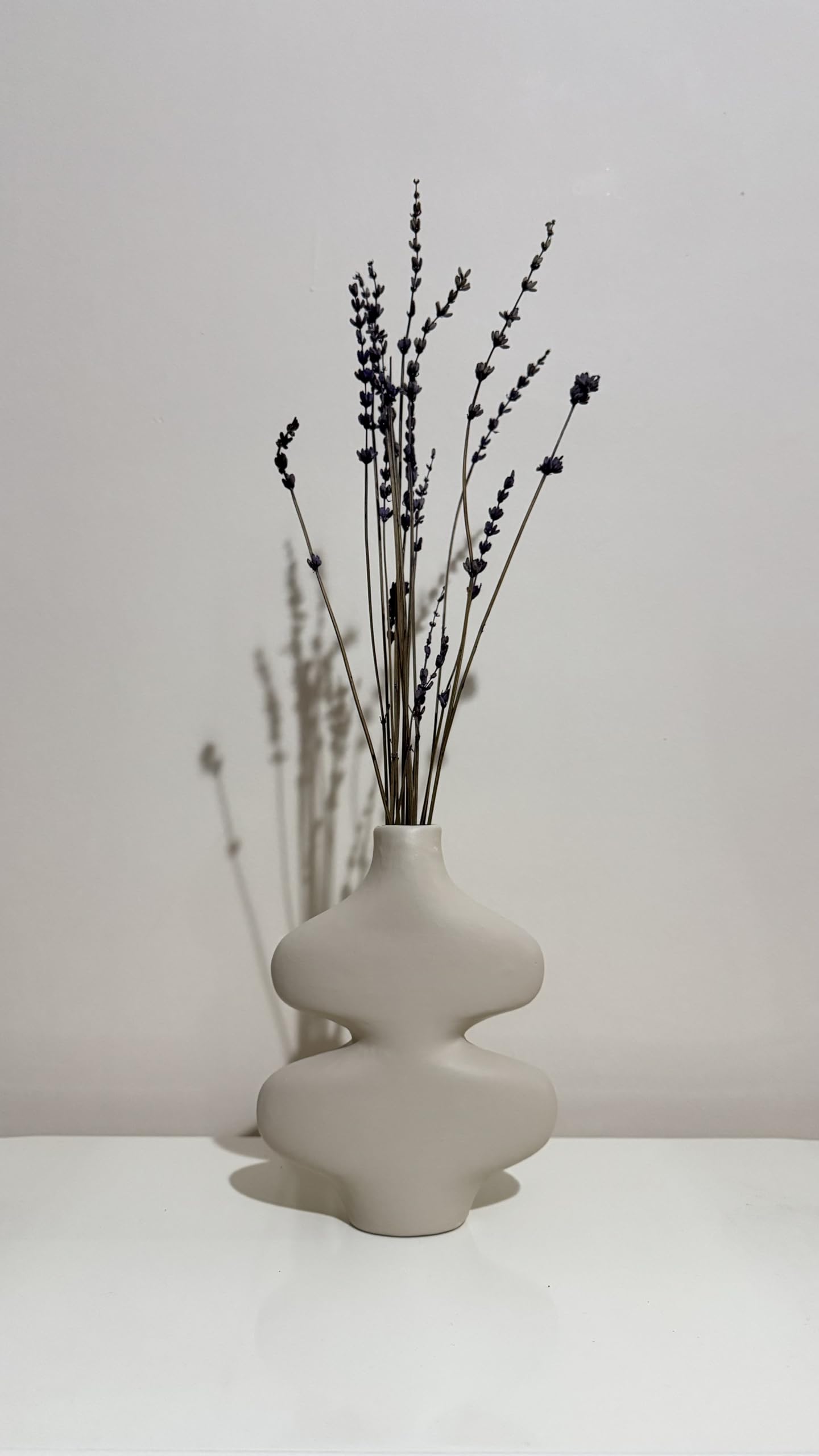 Wavy Ceramic Vase, Abstract decorative vase, Curved Design Vase, Abstract Art Decor, Ceramic Vase for Blooms, Home Accents, Wavy Vase, Abstract Vase, Curved Vase