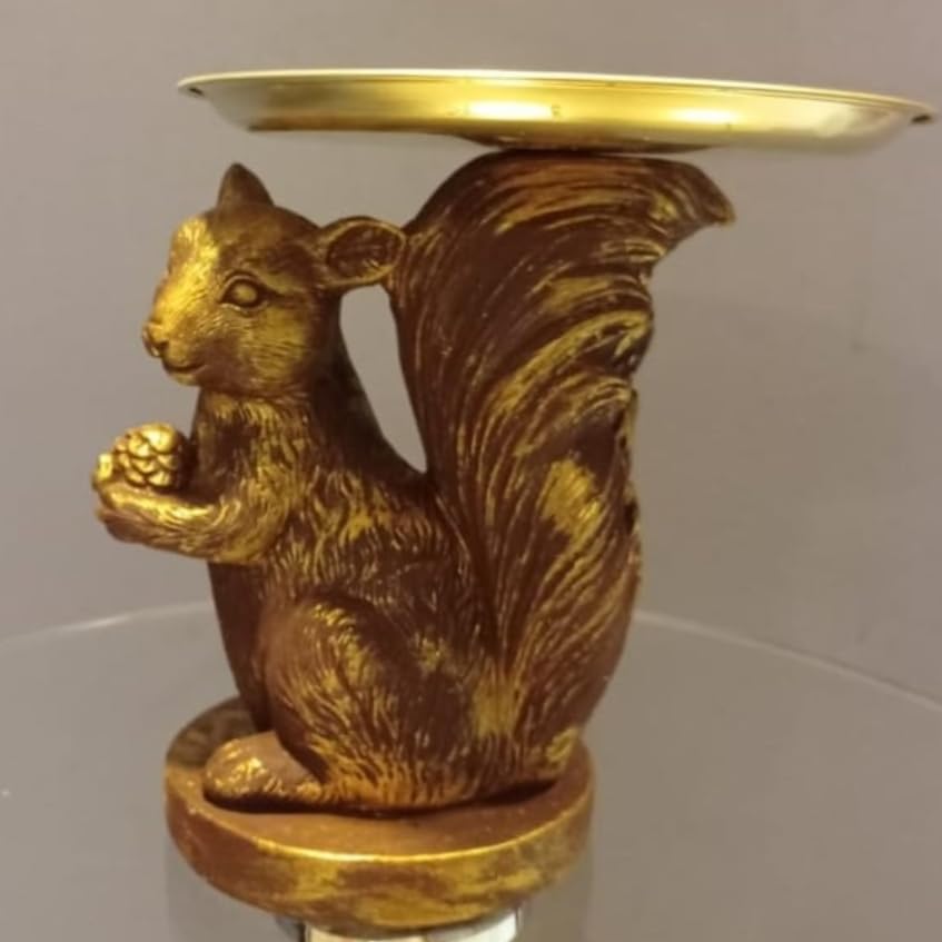 Adorable Squirrel Nut Bowl, Animal Serving Tray, Woodland Home Decor, Squirrel Nut Bowl, Squirrel Tray Decor, Squirrel Sculpture, Squirrel Statue, Squirrel Decor, Squirrel Figurine