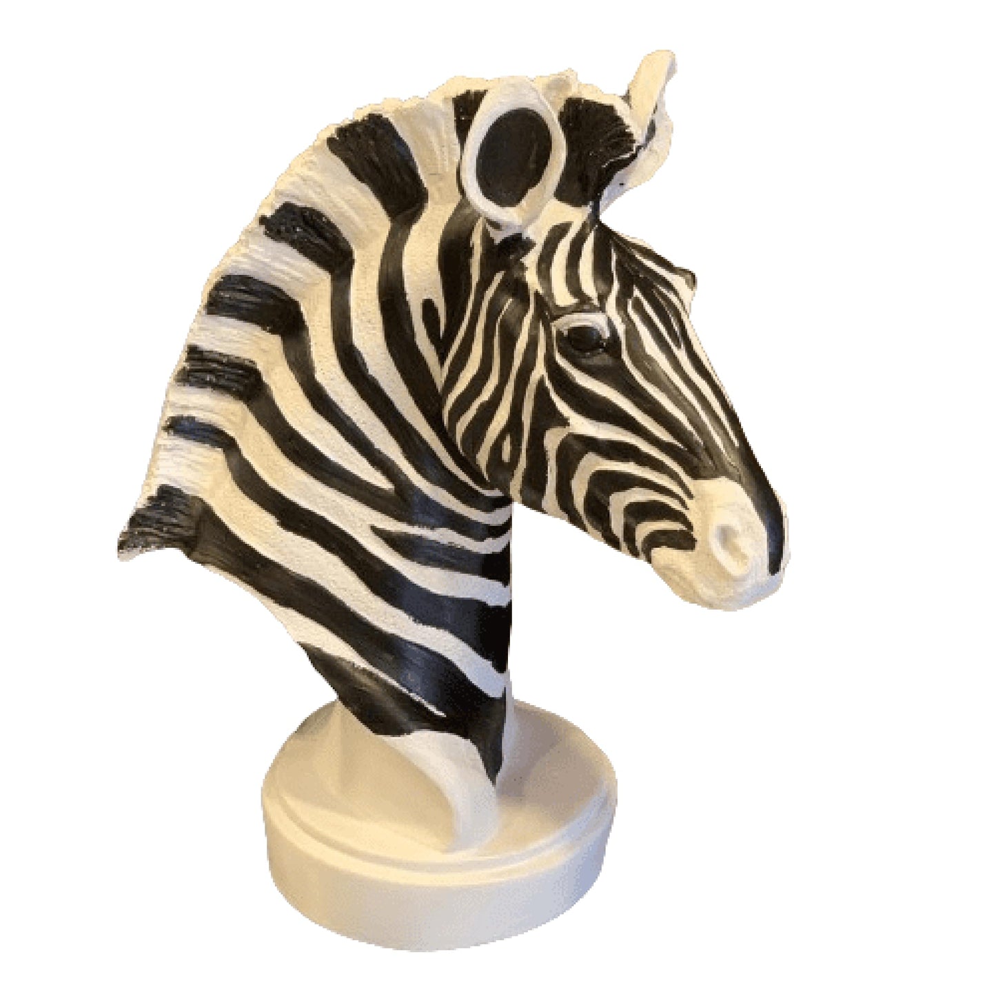Zebra Head Sculpture, African Wildlife Home Decor, Animal Bust, Safari Theme Statue, Zebra Head Decor, Nature Inspired Decor, Zebra Decor, Zebra Head Statue, Zebra Head Objects