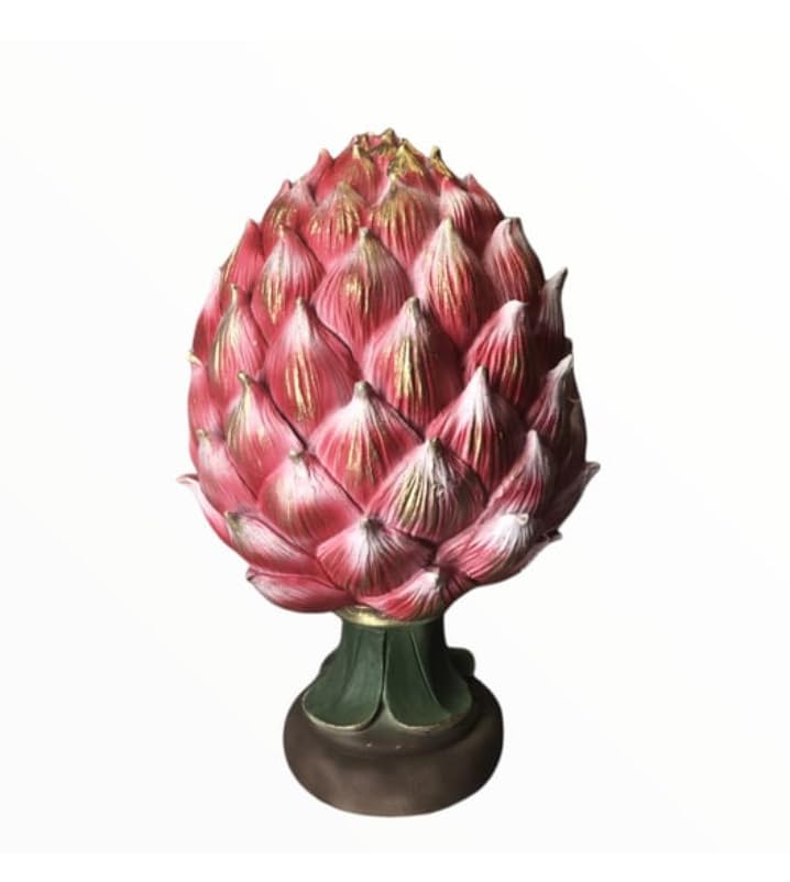 Decorative Artichoke Sculpture, Elegant Artichoke Decor, Polyester Artichoke Sculpture, Artichoke Statue, Polyester Artichoke Statue