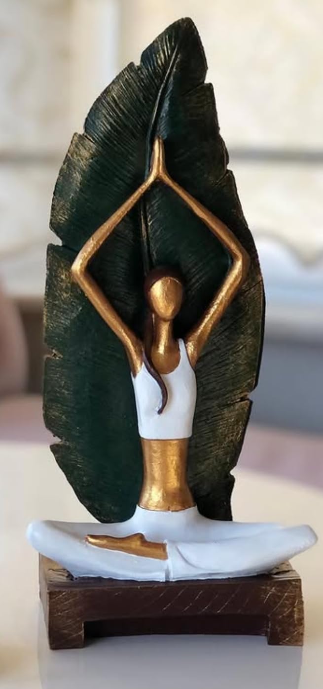 Yoga Girl Sculpture, Meditation Figurine, Yoga Lover Gift, Yoga Decor Accent, Decor Art Sculpture, Yoga Girl Decor, Yoga Girl Statue, Yoga Girl Object, Yoga Girl Figurine