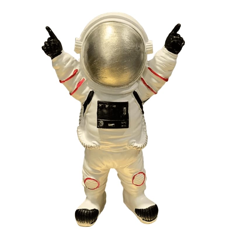 Astronaut Figurine, Space Themed Home Decor, Space Explorer Sculpture, Decorative Helmet Astronaut Statue, Astronaut Sculpture, Astronaut Figurine, Astronaut Decor