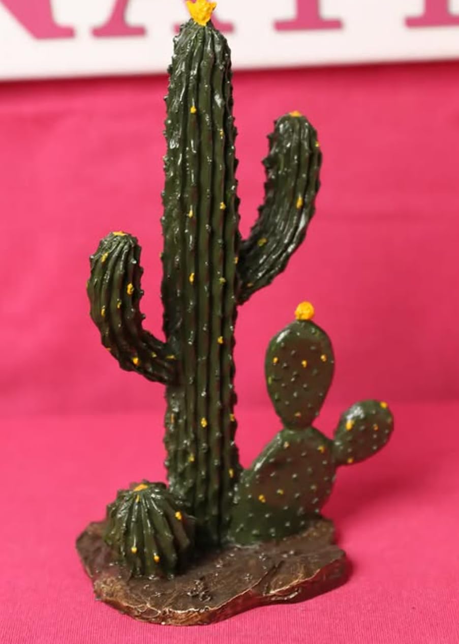 Decorative Cactus Statue, Polyester Cactus Decor, Cactus Statue, Cactus Home Decor, Artificial Cactus Art, Cactus Table Decor, Cactus Decor