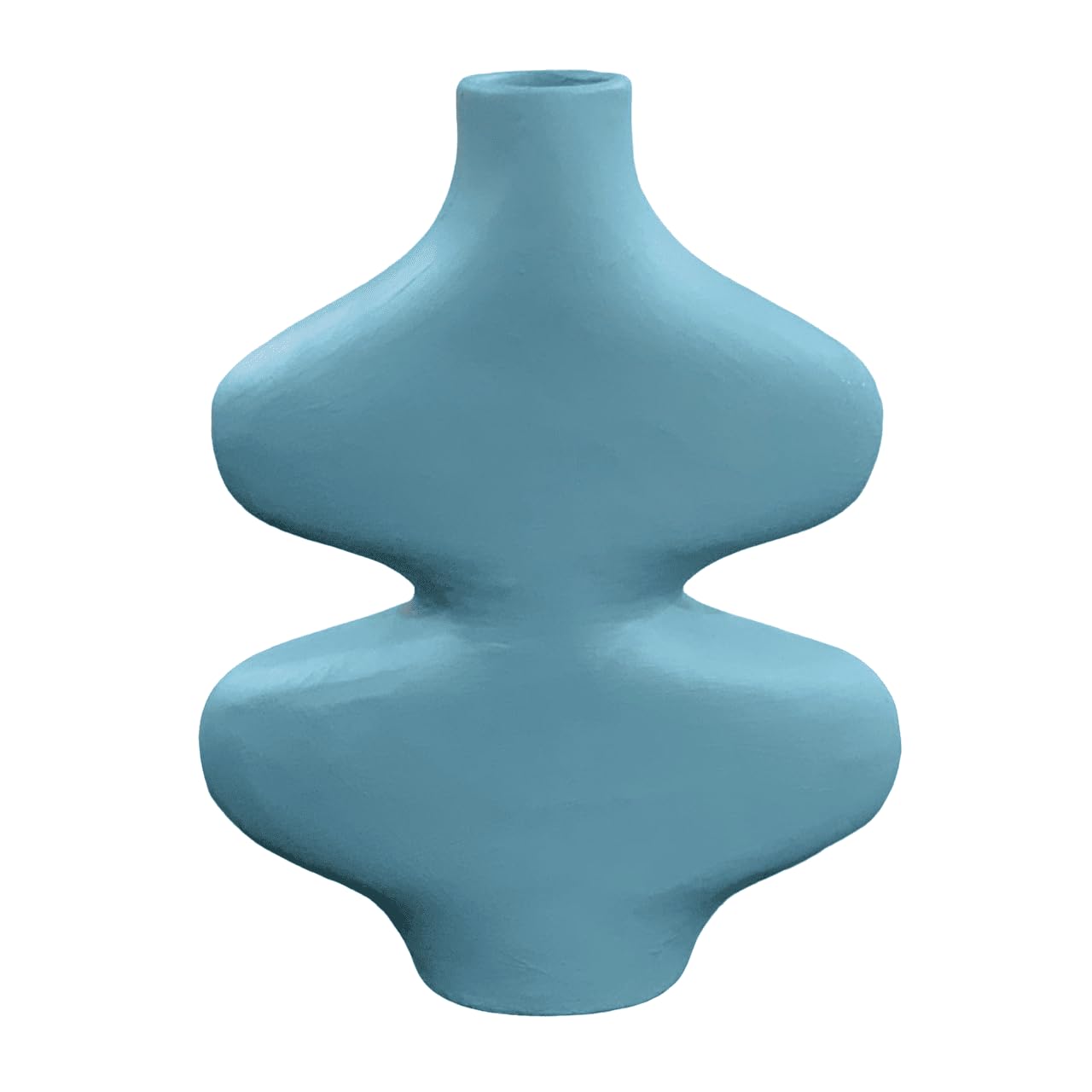 Wavy Ceramic Vase, Abstract decorative vase, Curved Design Vase, Abstract Art Decor, Ceramic Vase for Blooms, Home Accents, Wavy Vase, Abstract Vase, Curved Vase