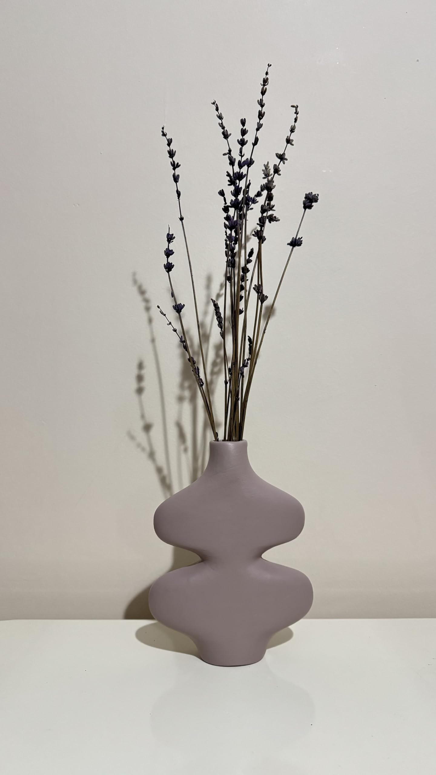 Wavy Ceramic Vase, Abstract decorative vase, Curved Design Vase, Abstract Art Decor, Ceramic Vase for Blooms, Home Accents, Wavy Vase, Abstract Vase, Curved Vase