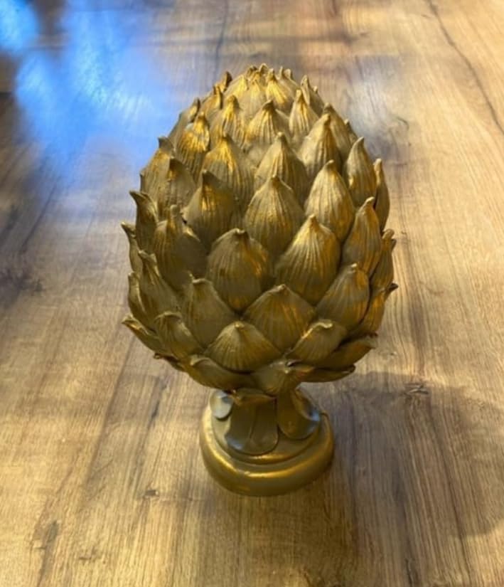 Decorative Artichoke Sculpture, Elegant Artichoke Decor, Polyester Artichoke Sculpture, Artichoke Statue, Polyester Artichoke Statue