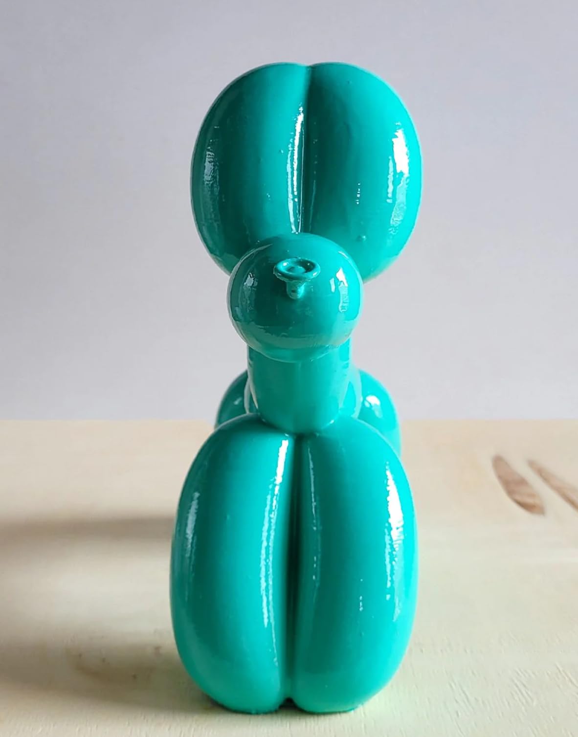 Balloon Dog Statue, Polyester Balloon Dog Figurine, Balloon Puppy Shelf Table Decor, Balloon Puppy Figurine, Balloon Animal Decor