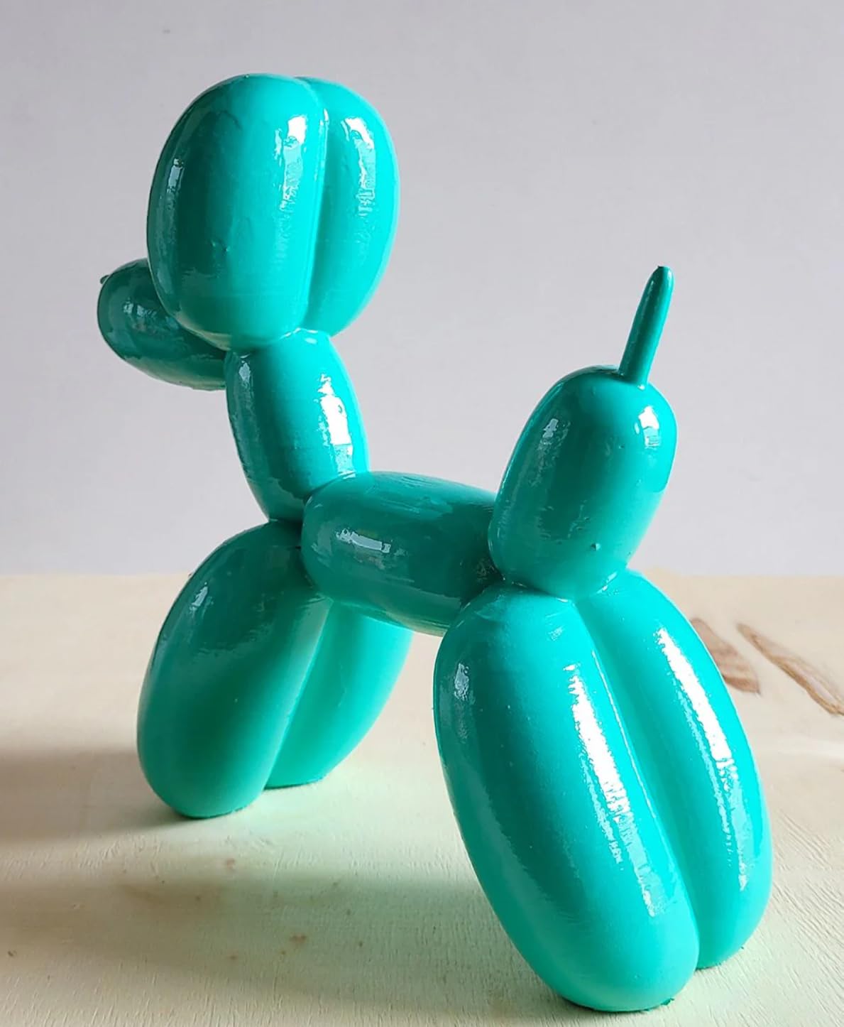 Balloon Dog Statue, Polyester Balloon Dog Figurine, Balloon Puppy Shelf Table Decor, Balloon Puppy Figurine, Balloon Animal Decor