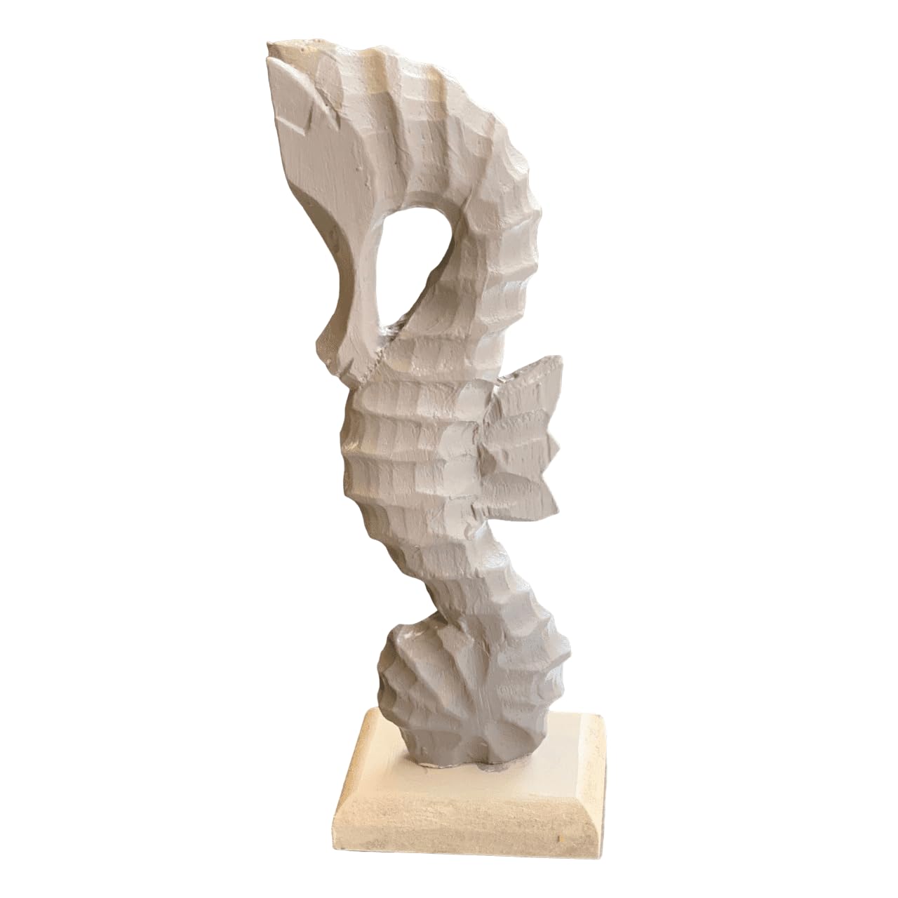 Handcrafted Seahorse Sculpture, Modern Sea Life Figurine, Seahorse Home Decor, Ocean Themed Decor, Seaside Room Decor, Handcrafted Sea Decor