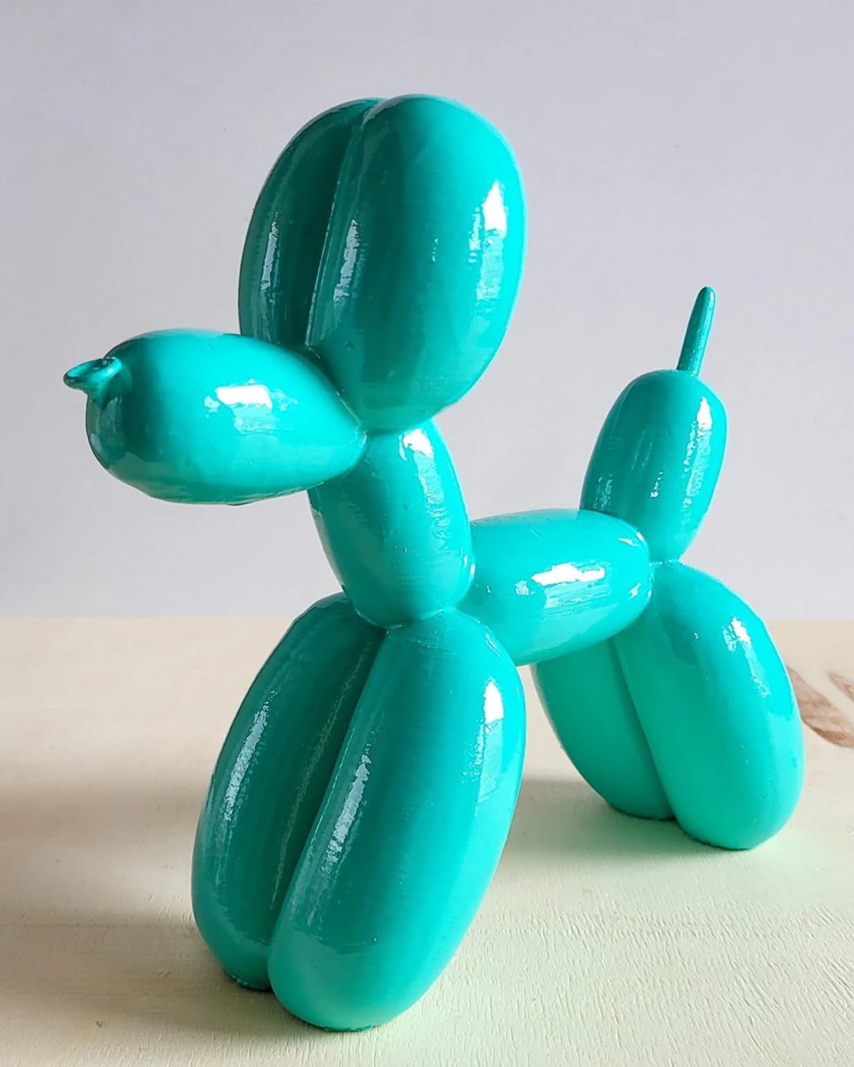 Balloon Dog Statue, Polyester Balloon Dog Figurine, Balloon Puppy Shelf Table Decor, Balloon Puppy Figurine, Balloon Animal Decor