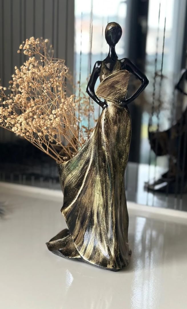 Elegant Woman Wine Rack Sculpture, Lady Wine Holder Statue, Woman Wine Rack, Modern Woman Sculpture Wine Rack, Artistic Bar Decor