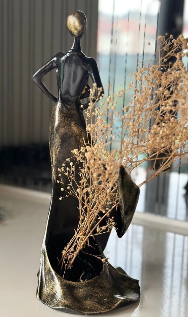 Elegant Woman Wine Rack Sculpture, Lady Wine Holder Statue, Woman Wine Rack, Modern Woman Sculpture Wine Rack, Artistic Bar Decor