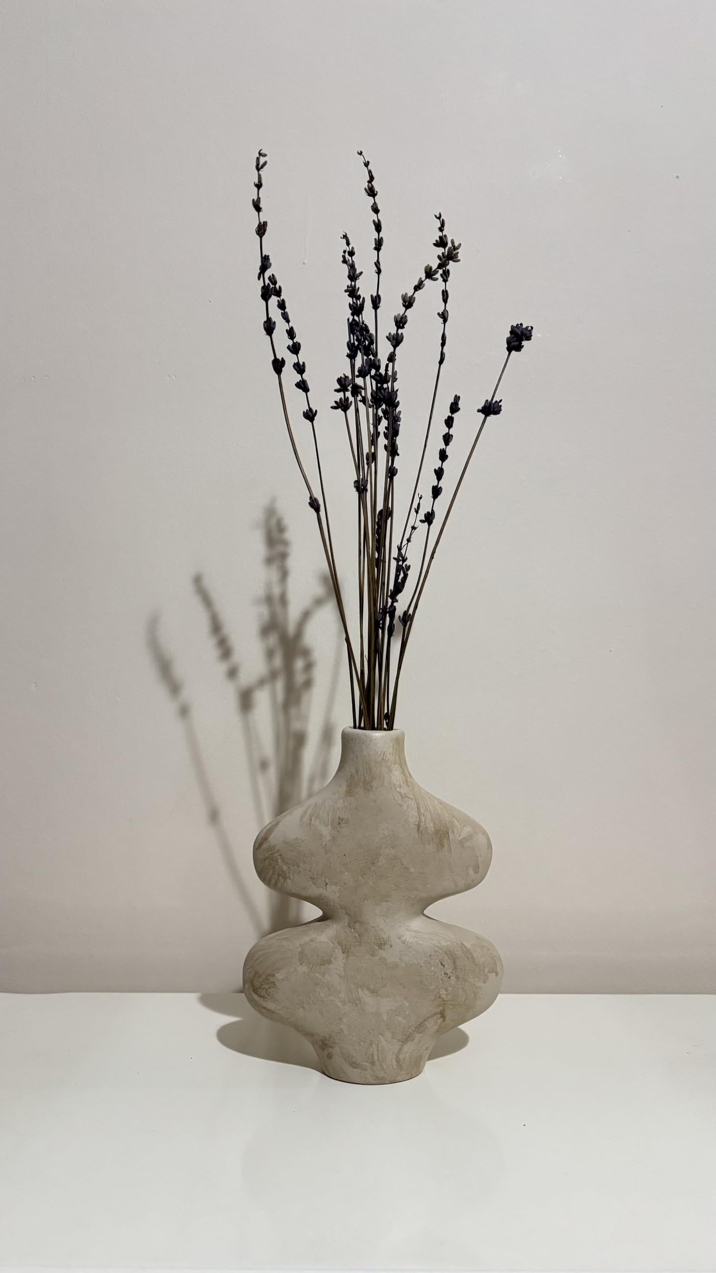 Wavy Ceramic Vase, Abstract decorative vase, Curved Design Vase, Abstract Art Decor, Ceramic Vase for Blooms, Home Accents, Wavy Vase, Abstract Vase, Curved Vase