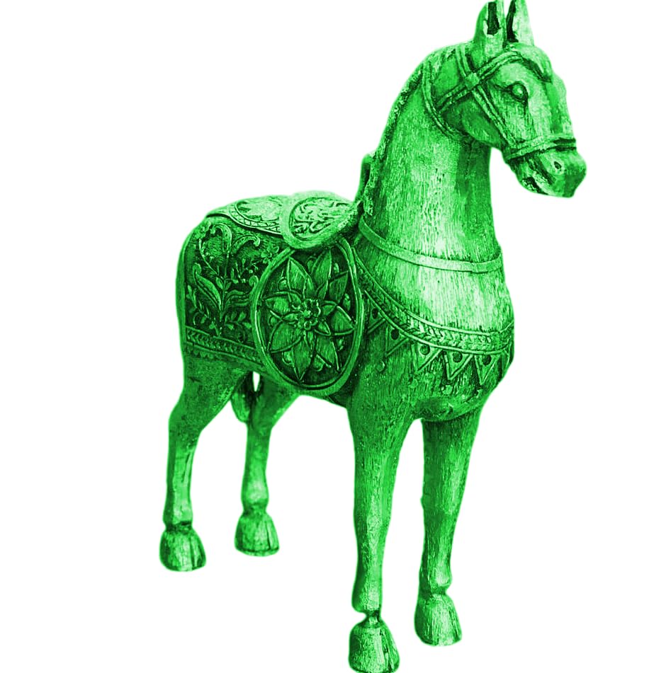 Antique Style Decorative Horse Statue, Ancient Horse Statue, Horse Decor Sculpture, Traditional Horse Statue, Historic Horse Figurine