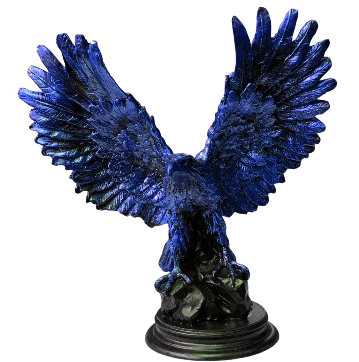 Majestätische Adlerfigur mit offenen Flügeln, Adler-Tischstatue, Patriotisches Adlergeschenk, Adlerfigur-Dekor, Adlerstatue, Polyester-Vogelfigur, Adlerskulptur, Adlerstatue