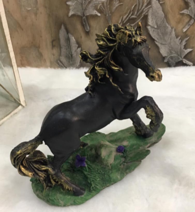 Handcrafted Horse Statue, Modern Animal Statue, Polyester Horse Art, Modern Horse Decor, Horse Lover Decor, Horse Sculpture, Horse Statue