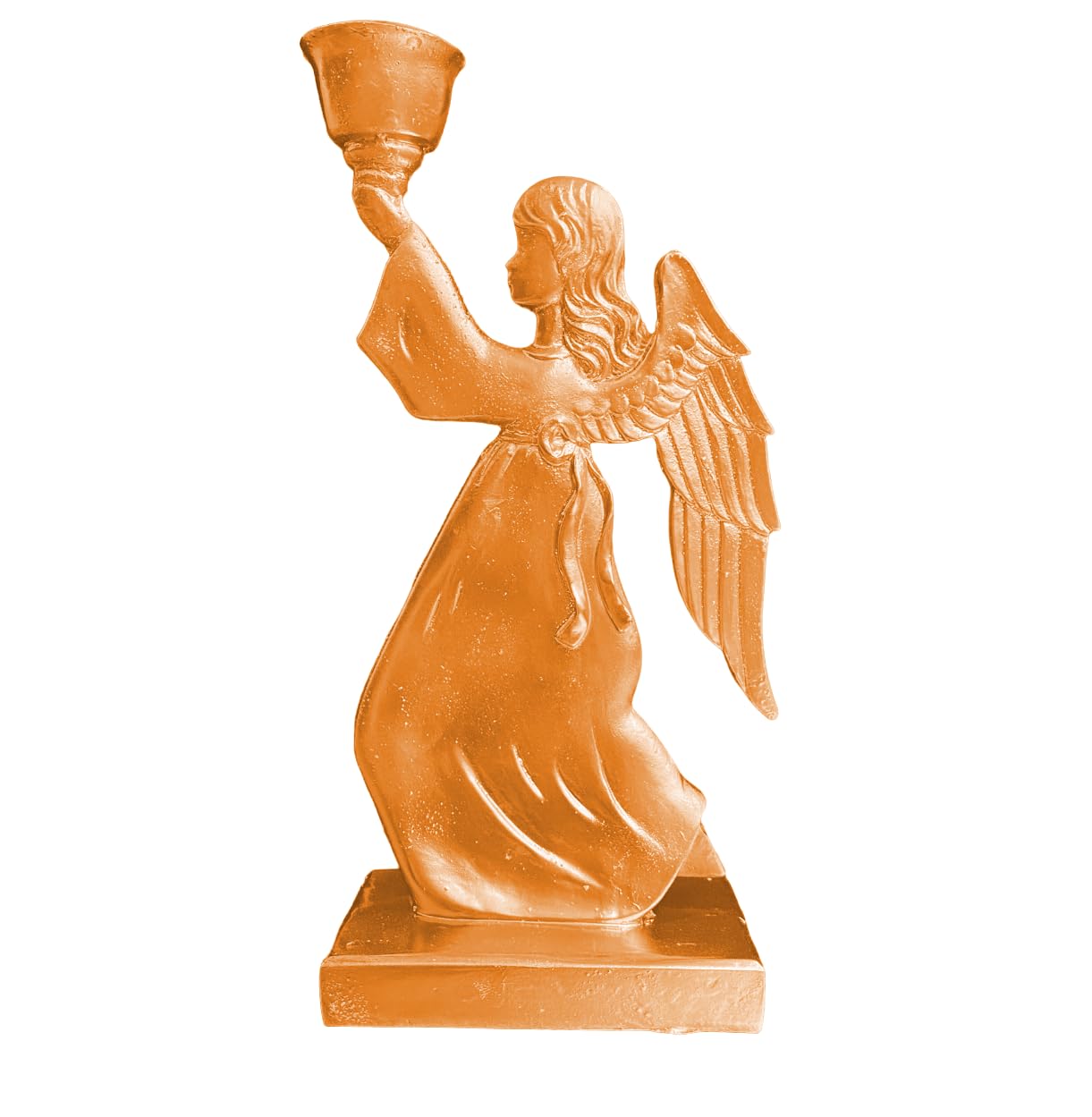 Portacandele a forma di angelo alato, portacandele a forma di angelo, portacandele a forma di angelo, portacandele a forma di bambina, portacandele a forma di statuina di angelo