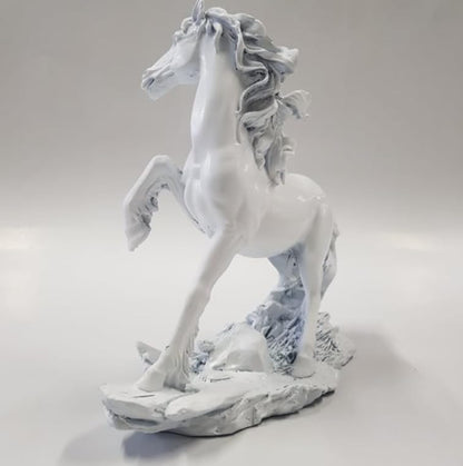 Handcrafted Horse Statue, Modern Animal Statue, Polyester Horse Art, Modern Horse Decor, Horse Lover Decor, Horse Sculpture, Horse Statue