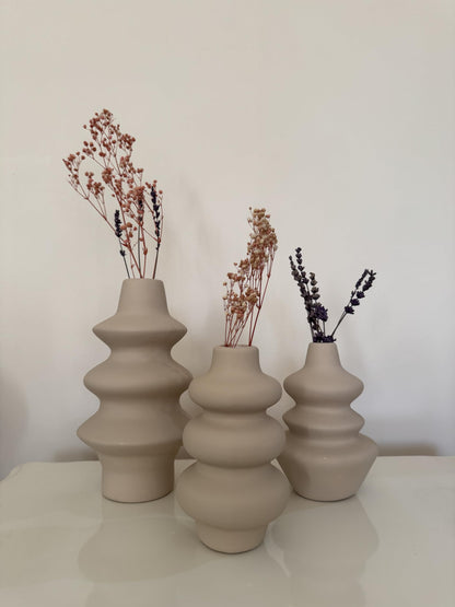 Minimal Ceramic Bubble Vase, Nordic Bubble Swirl Vase, Flower Pot, Dried Flower Vase, Nordic Vase, Wave Ceramic Vase, Decorative Vase, Bubble Vase, Ceramic Bubble Vase, Flower Vase