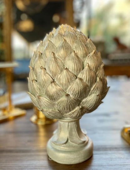 Decorative Artichoke Sculpture, Elegant Artichoke Decor, Polyester Artichoke Sculpture, Artichoke Statue, Polyester Artichoke Statue