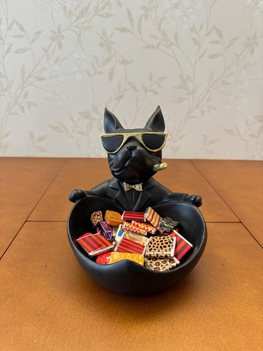 Elegant French Bulldog Decorative Bowl– Perfect for Keys, Decorative Dog Shaped Bowl, Unique Gift For Dog Lovers, French Bulldog Decor, Bulldog Decor