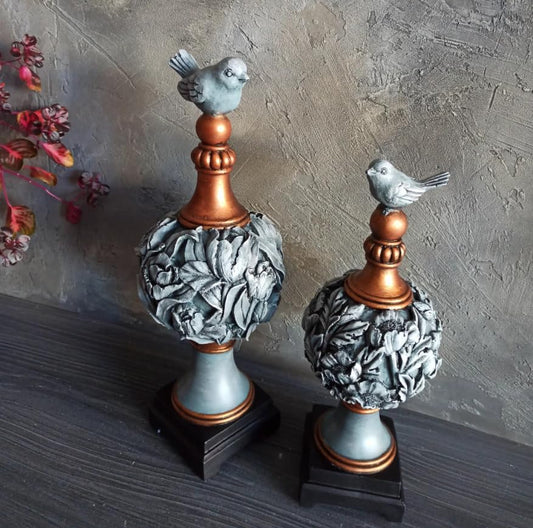 Vintage Bird Statue, Decorative Bird Figurines, Bird Sculpture, Nature Inspired Gift, Bird Statue Home Decor, Bird Statue, Bird Decor, Vintage Bird Sculpture